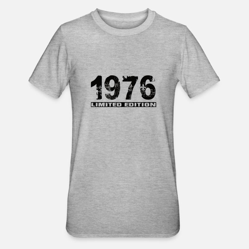 Édition limitée 1976 - T-shirt polycoton Unisexe - gris chiné