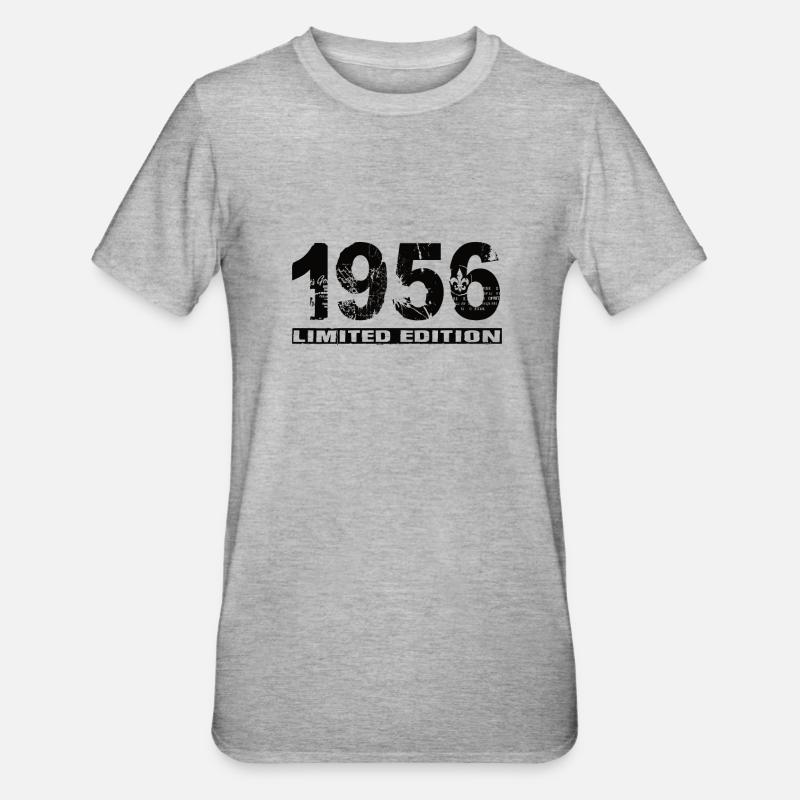 Édition limitée 1956 - T-shirt polycoton Unisexe - gris chiné