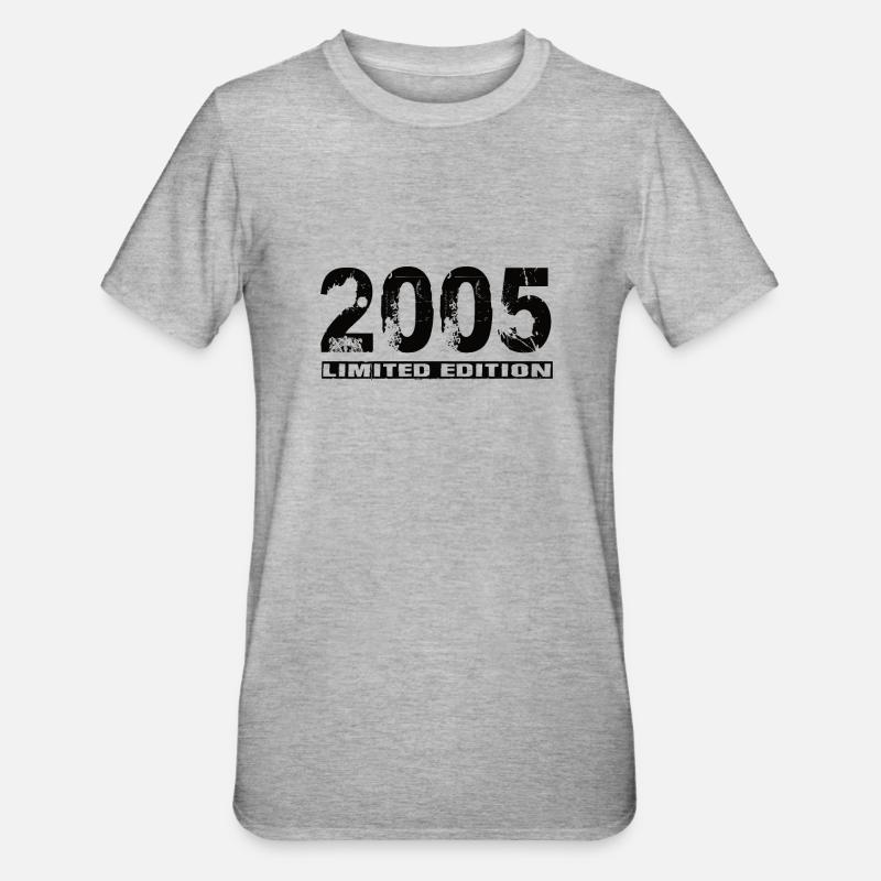 Édition limitée 2005 - T-shirt polycoton Unisexe - gris chiné