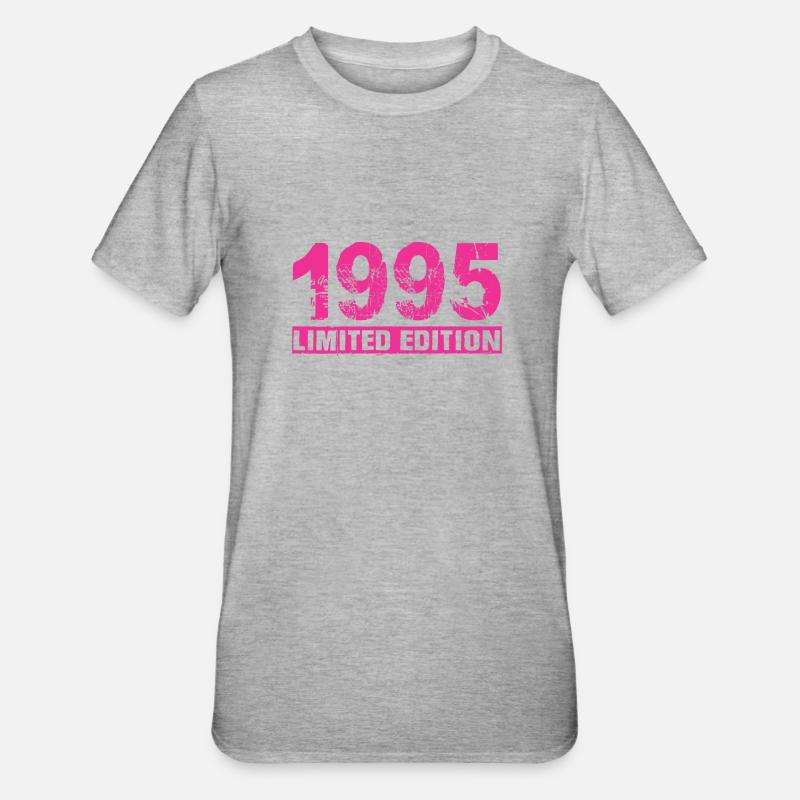 Édition limitée 1995 - T-shirt polycoton Unisexe - gris chiné