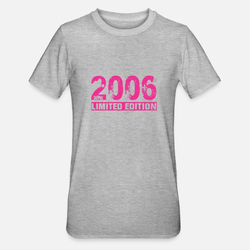 Édition limitée 2006 - T-shirt polycoton Unisexe - gris chiné