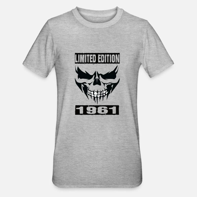 Édition limitée 1961 - T-shirt polycoton Unisexe - gris chiné