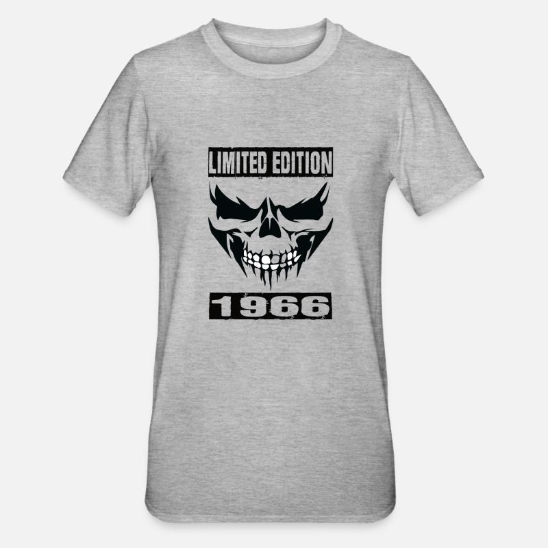 Édition limitée 1966 - T-shirt polycoton Unisexe - gris chiné