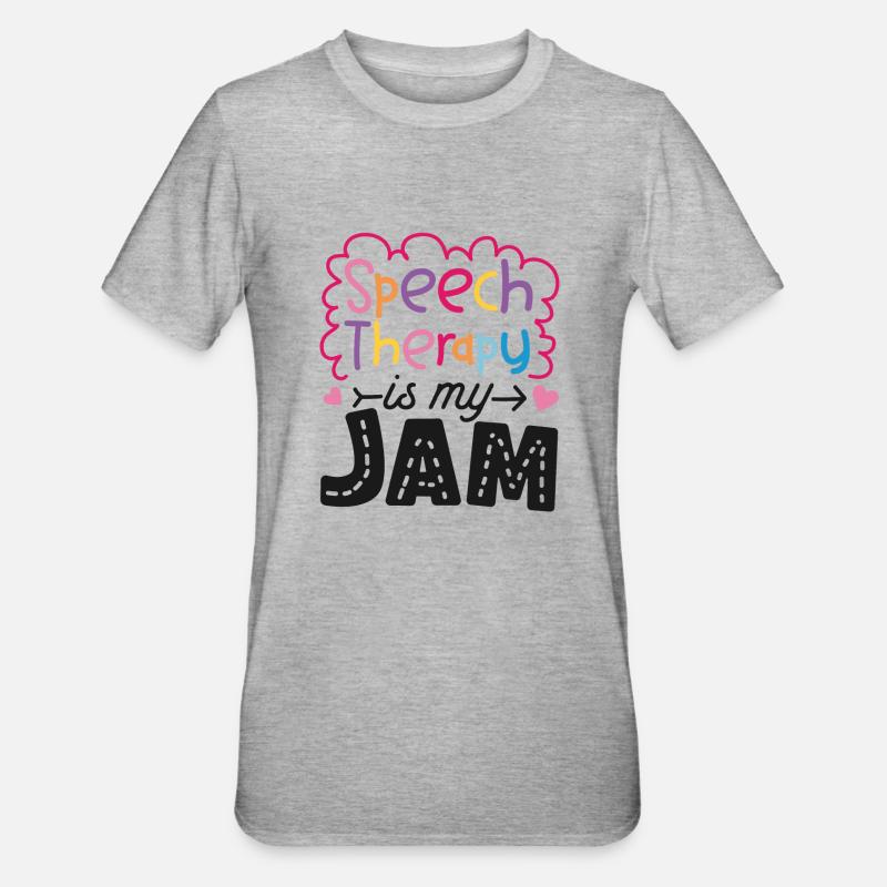 Assistant orthophoniste - T-shirt polycoton Unisexe - gris chiné