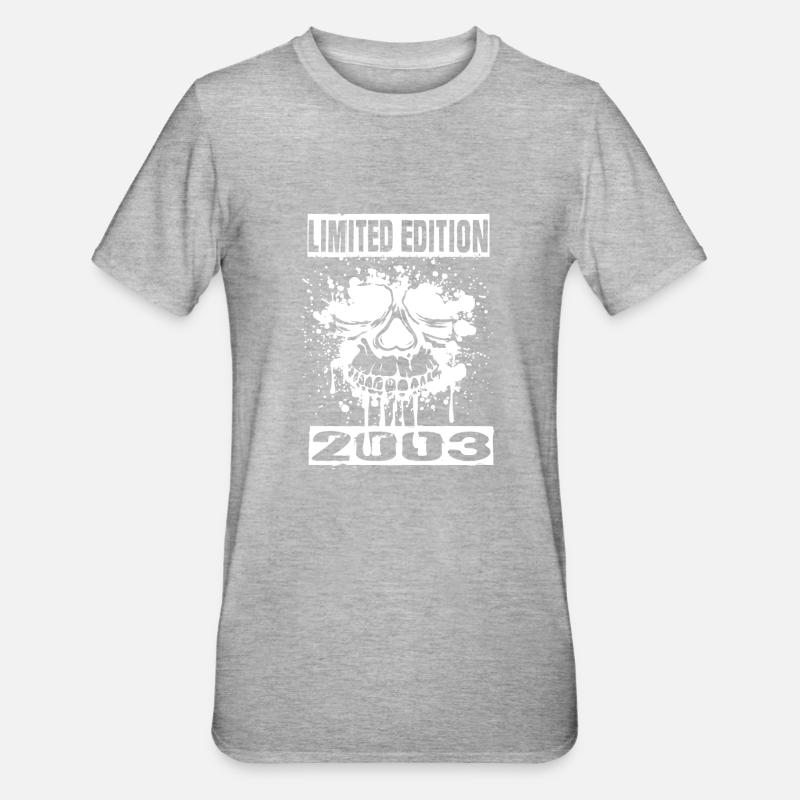 Édition limitée 2003 - T-shirt polycoton Unisexe - gris chiné