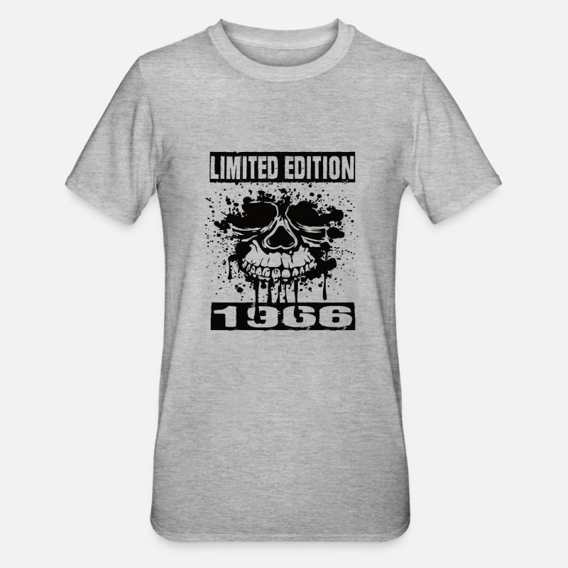Édition limitée 1966 - T-shirt polycoton Unisexe - gris chiné