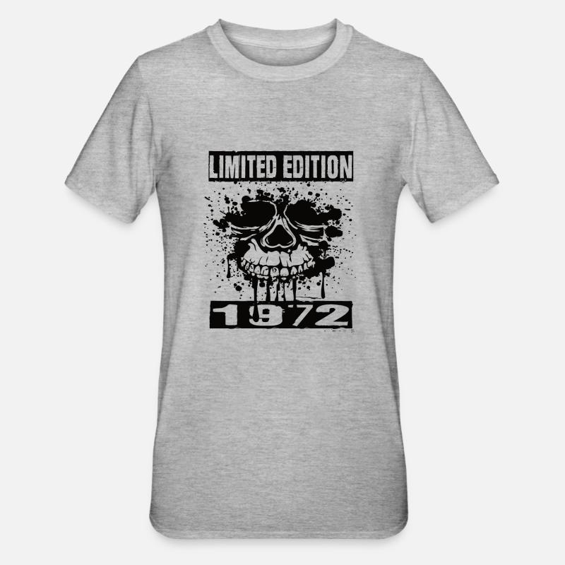 Édition limitée 1972 - T-shirt polycoton Unisexe - gris chiné