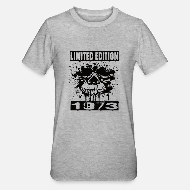 Édition limitée 1973 - T-shirt polycoton Unisexe - gris chiné