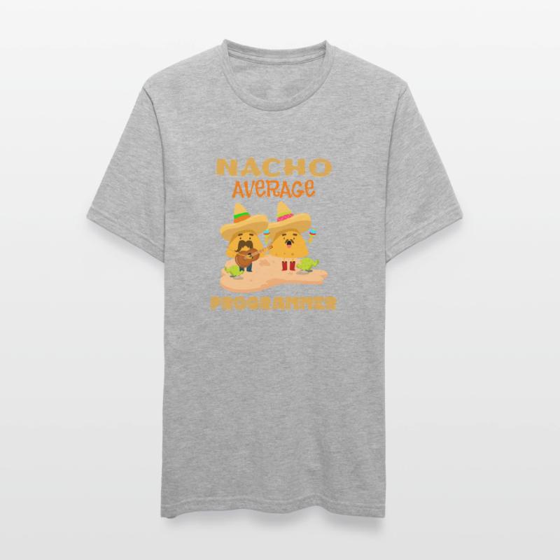 Nacho Durchschnittliche Codierung Lustiger Programmierer Humor Witz Spruch Unisex Polycotton T-Shirt