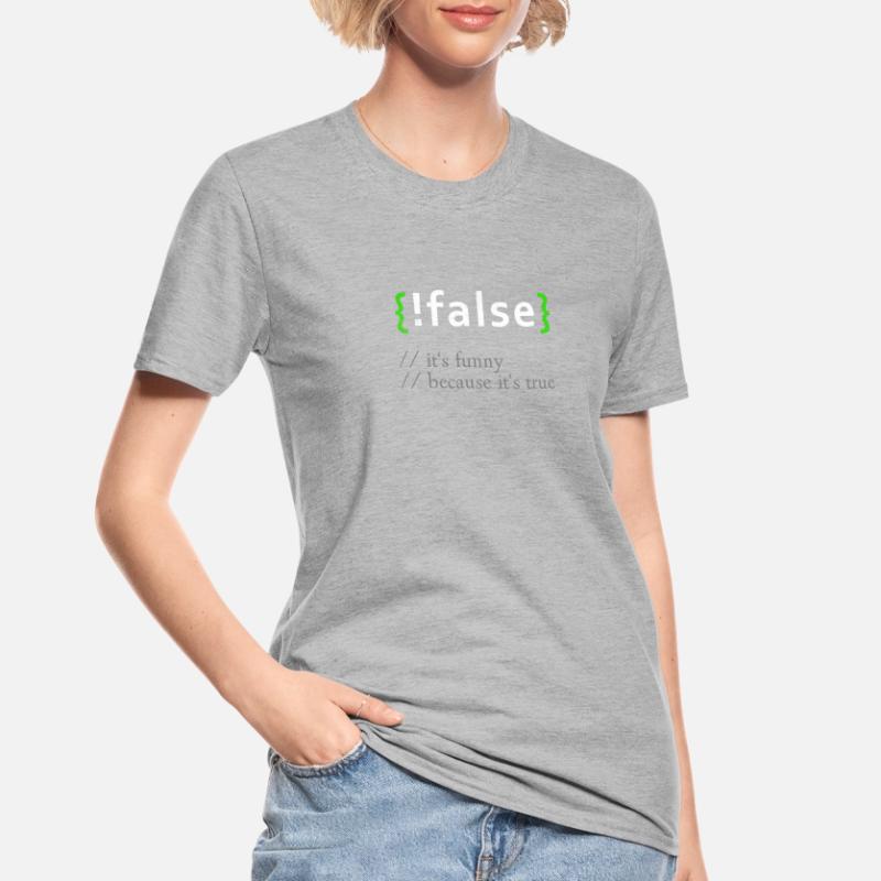! Falsch Lustig Programmierer Programmierer Computerentwickler Unisex Polycotton T-Shirt