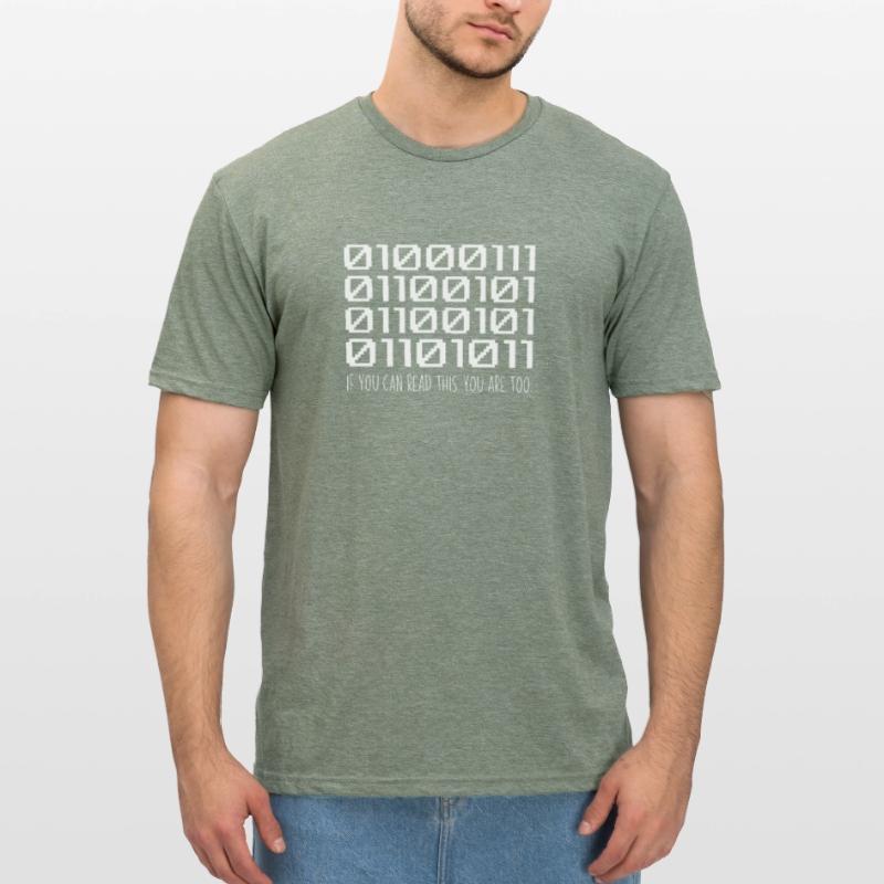 Cool Computer Binary Code Programmer Developer Unisex Polycotton T-Shirt
