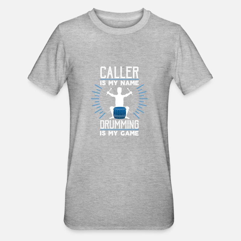 Wikinger nordisch Drachenboot - Unisex Polycotton T-Shirt - Grau meliert