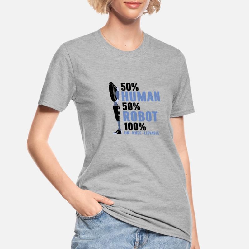 Conception de prothèses de jambe et prothèses de jambe T-shirt polycoton Unisexe