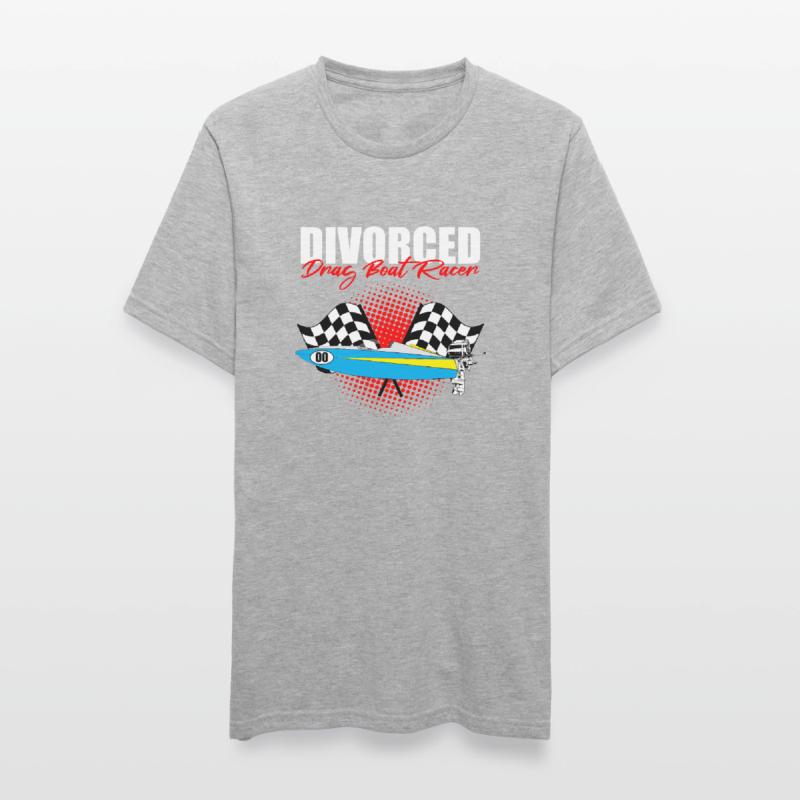 Conception de bateaux de course pour les courses de dragsters T-shirt polycoton Unisexe