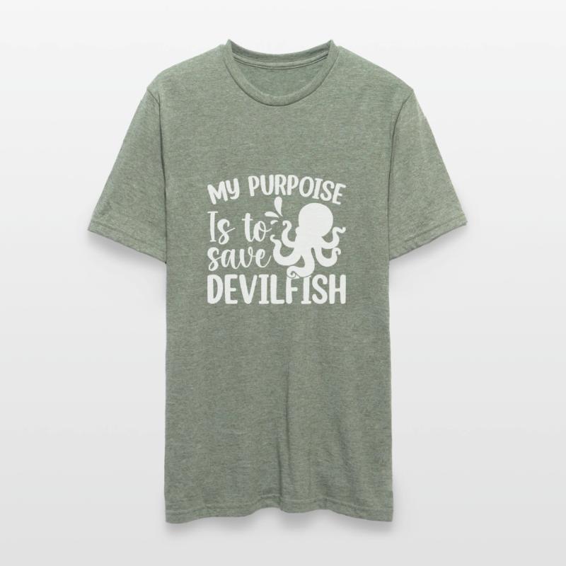 Devilfish Devilfish Unisex Polycotton T-Shirt