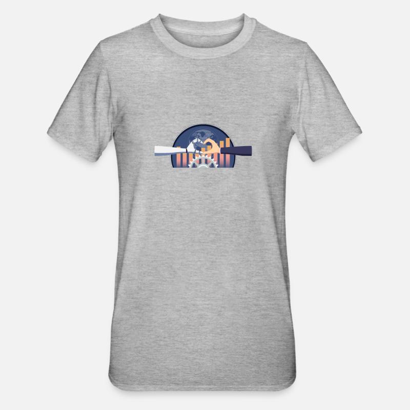 Artificial Intelligence Ai Chat - Unisex Polycotton T-Shirt - heather grey