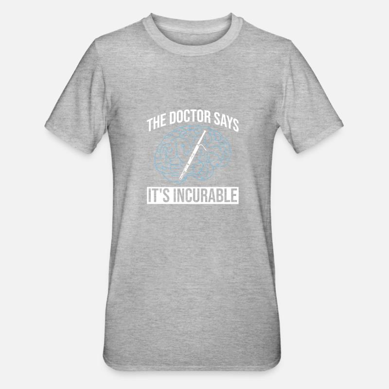 Fagott Schilf Und - T-shirt polycoton Unisexe - gris chiné