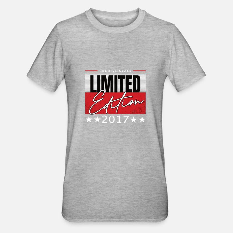 Édition Limitée 2017 - T-shirt polycoton Unisexe - gris chiné