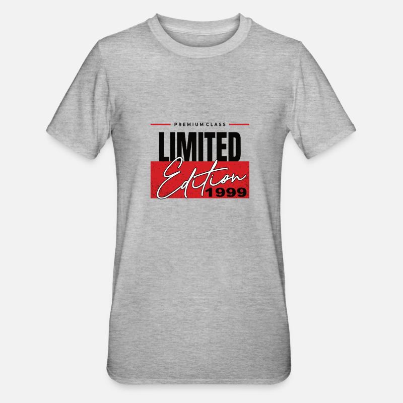 Édition limitée 1999 - T-shirt polycoton Unisexe - gris chiné