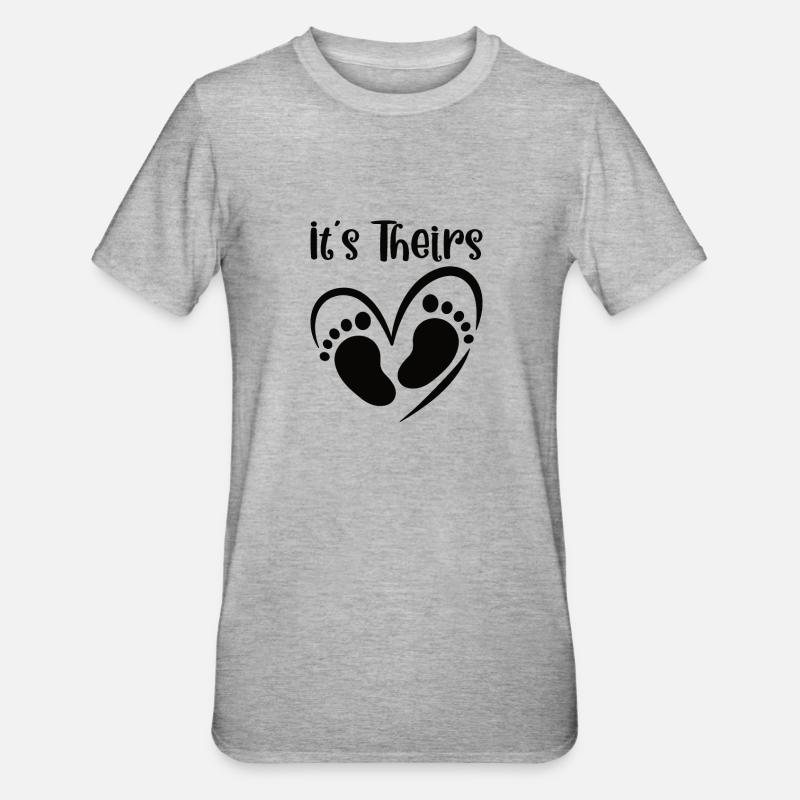 Surrogate Surrogacy Gestational Surrogate Mom - Unisex Polycotton T-Shirt - Grau meliert