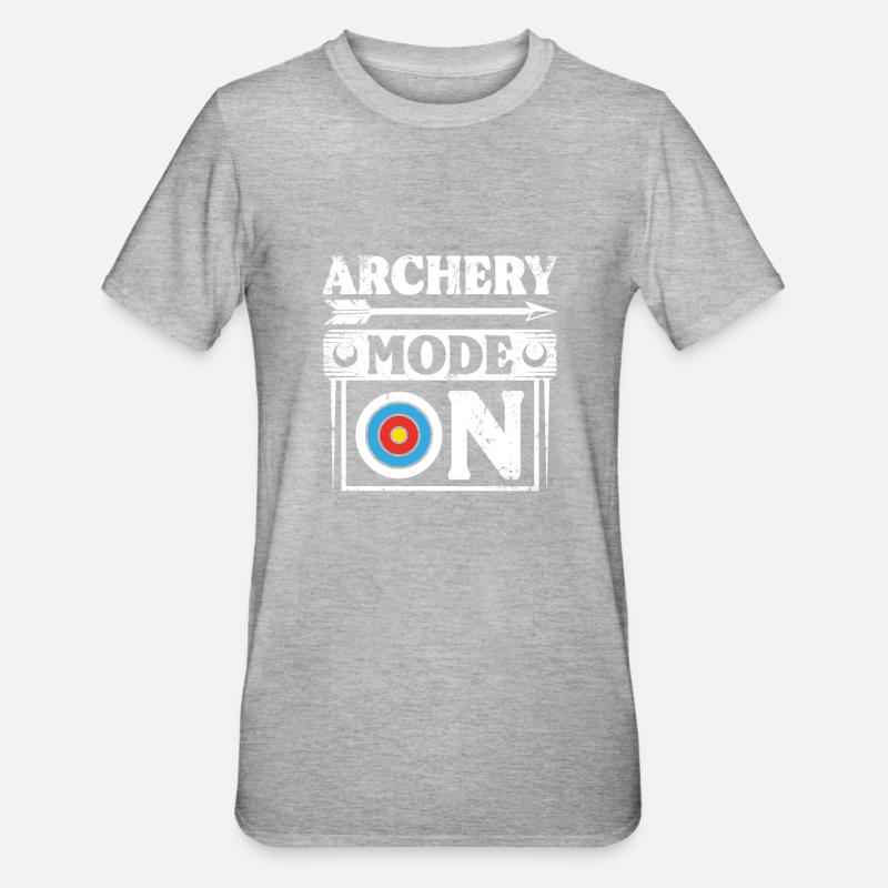 Mode tir à l’arc activé - T-shirt polycoton Unisexe - gris chiné
