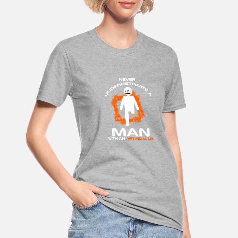 Conception de prothèses de jambe et prothèses de jambe T-shirt polycoton Unisexe