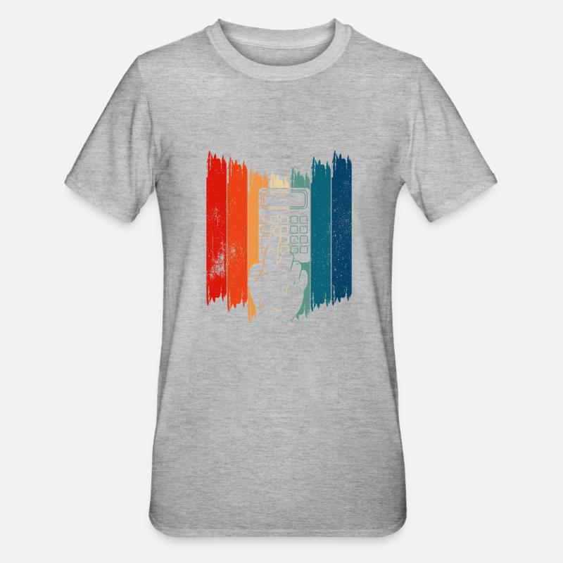Tenue de livres Comptable Comptable - T-shirt polycoton Unisexe - gris chiné