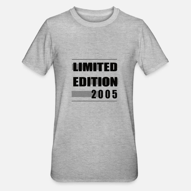 Édition limitée 2005 - T-shirt polycoton Unisexe - gris chiné