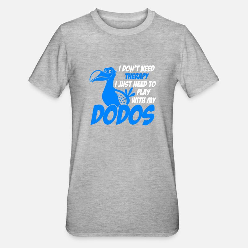Dodo Dodos - T-shirt polycoton Unisexe - gris chiné