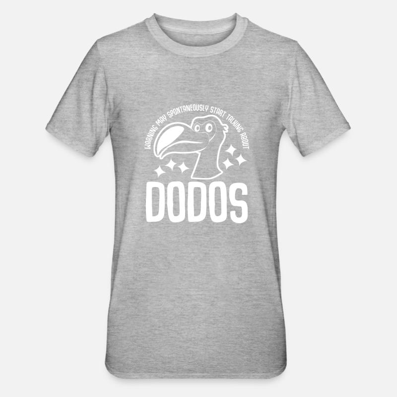 Dodo Dire Dodos - T-shirt polycoton Unisexe - gris chiné