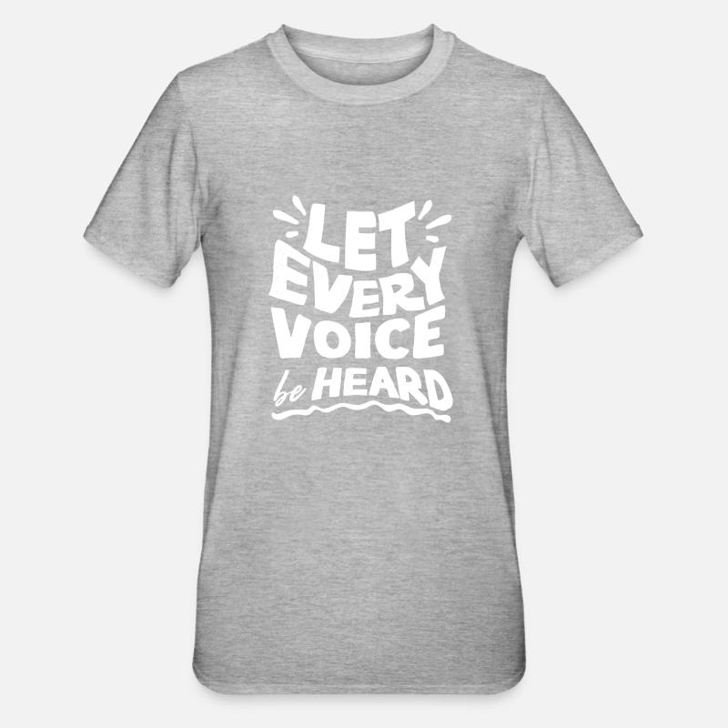 Speech-language pathology, speech-language pathologist - Unisex Polycotton T-Shirt - heather grey