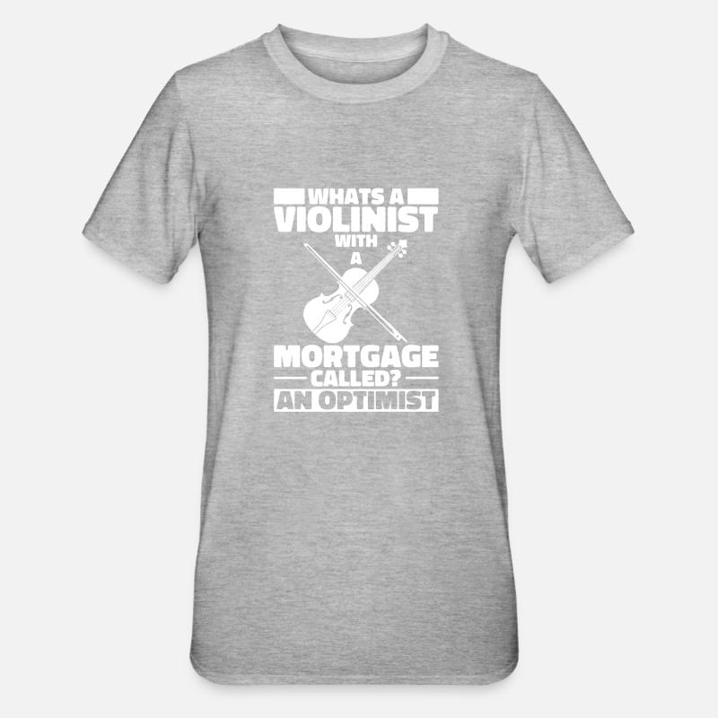 Violon Violon Comic - T-shirt polycoton Unisexe - gris chiné