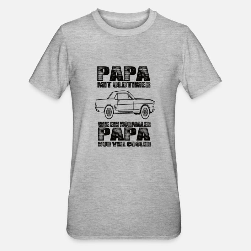 Oldtimer - Unisex Polycotton T-Shirt - Grau meliert