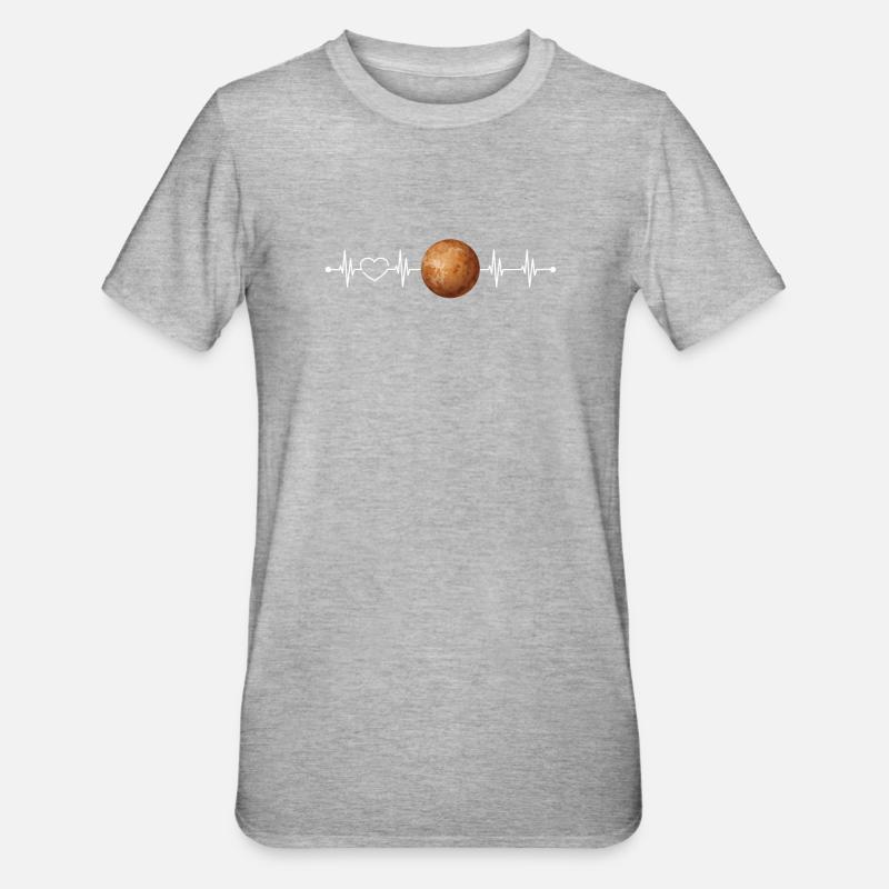 Mercure - T-shirt polycoton Unisexe - gris chiné