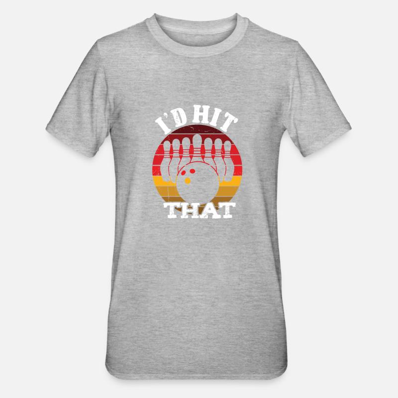 J’avais frappé ça - T-shirt polycoton Unisexe - gris chiné