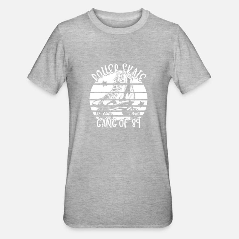 Roller Skaters Roller Skates Roller Skate Gang 1989 - T-shirt polycoton Unisexe - gris chiné