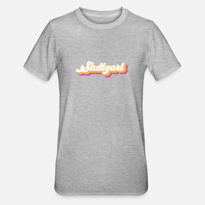 Stuttgarterin Stuttgarterer Stuttgarter - T-shirt polycoton Unisexe - gris chiné