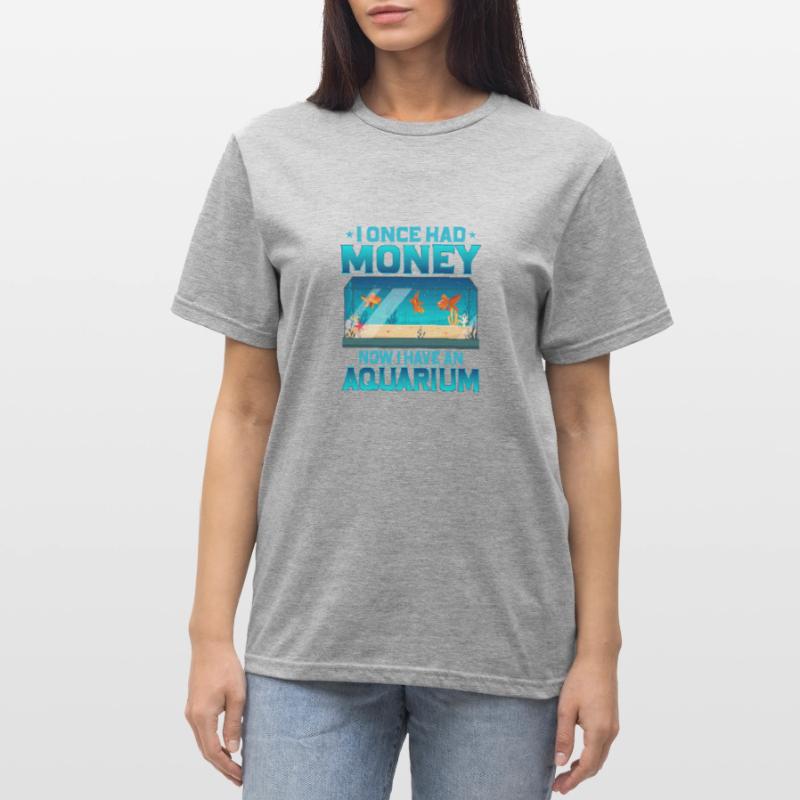 J’avais de l’argent maintenant j’ai un poisson d’aquarium Keepi T-shirt polycoton Unisexe