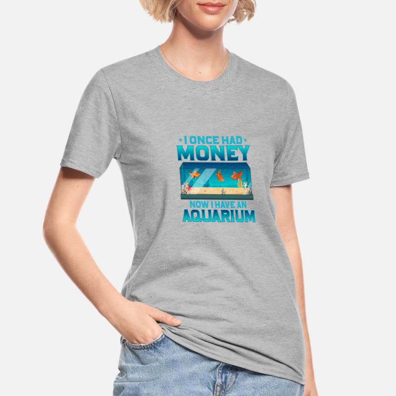 J’avais de l’argent maintenant j’ai un poisson d’aquarium Keepi T-shirt polycoton Unisexe