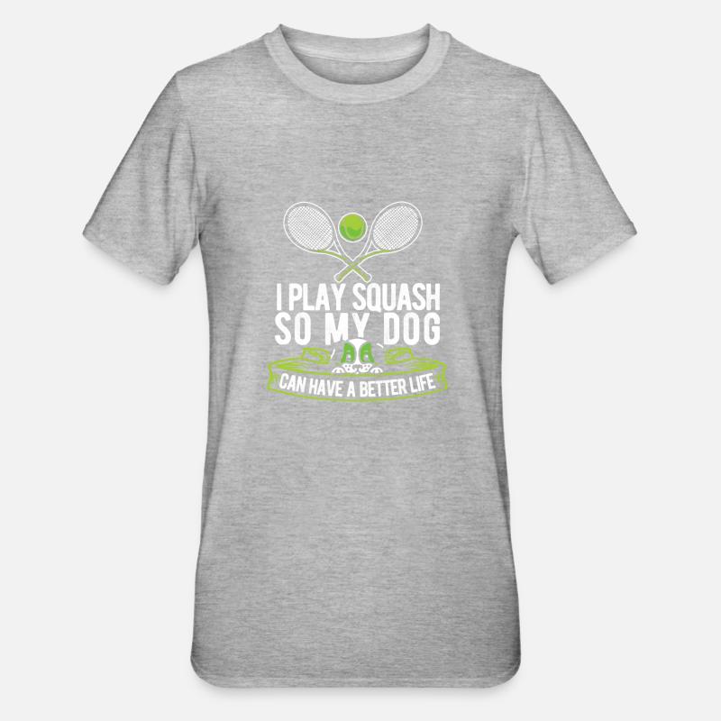 Chien de courge - T-shirt polycoton Unisexe - gris chiné