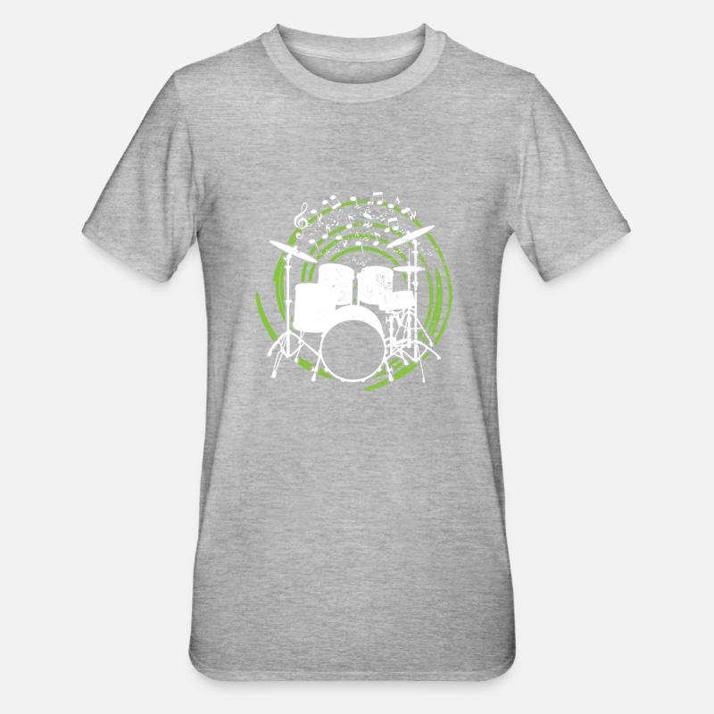 Drummers Drummers Drummers Drummers - Unisex Polycotton T-Shirt - heather grey