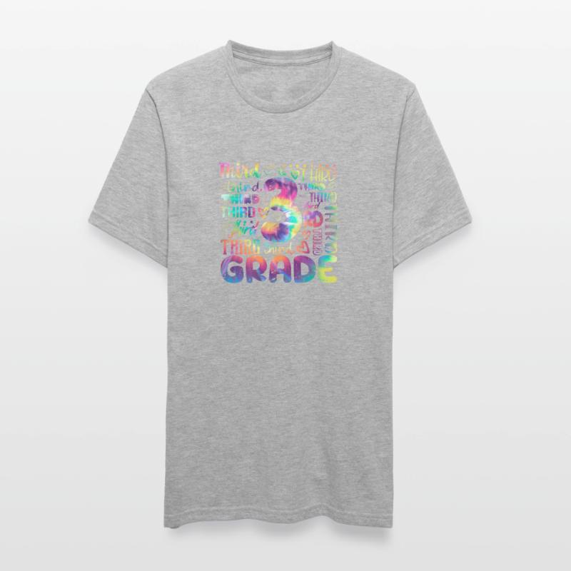 Tie Dye 3rd Class Typography Team Third Class Unisex Polycotton T-Shirt