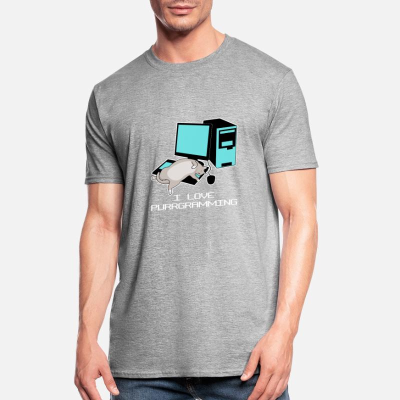 Programmierer Admin Computer Katze Unisex Polycotton T-Shirt