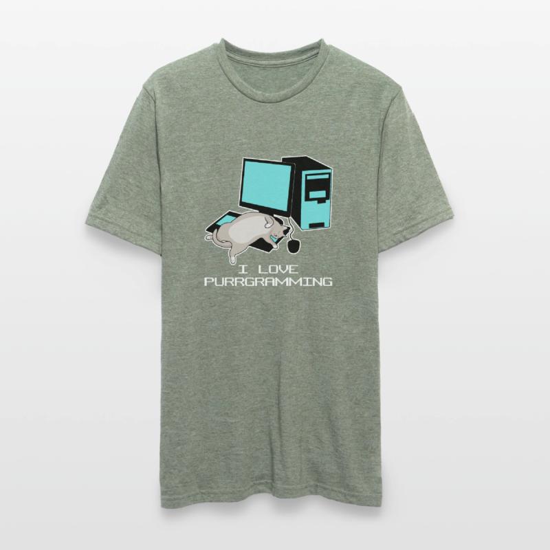 Programmer Admin Computer Cat Unisex Polycotton T-Shirt