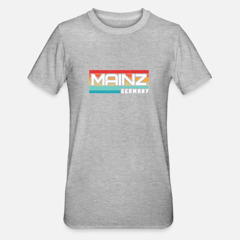 Mainzerin Mainzer Mainz - Unisex Polycotton T-Shirt - heather grey