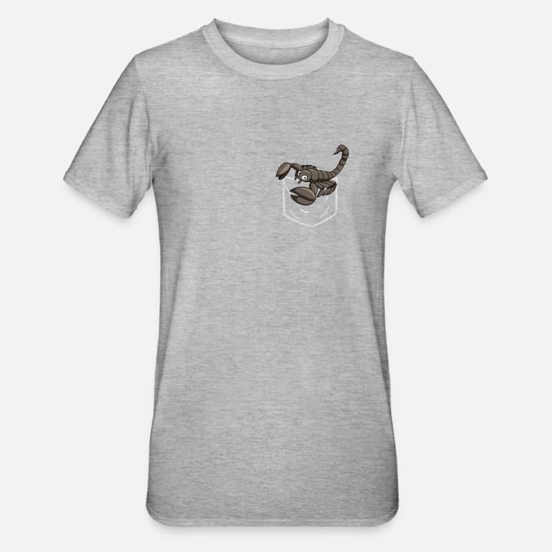 Scorpion - T-shirt polycoton Unisexe - gris chiné