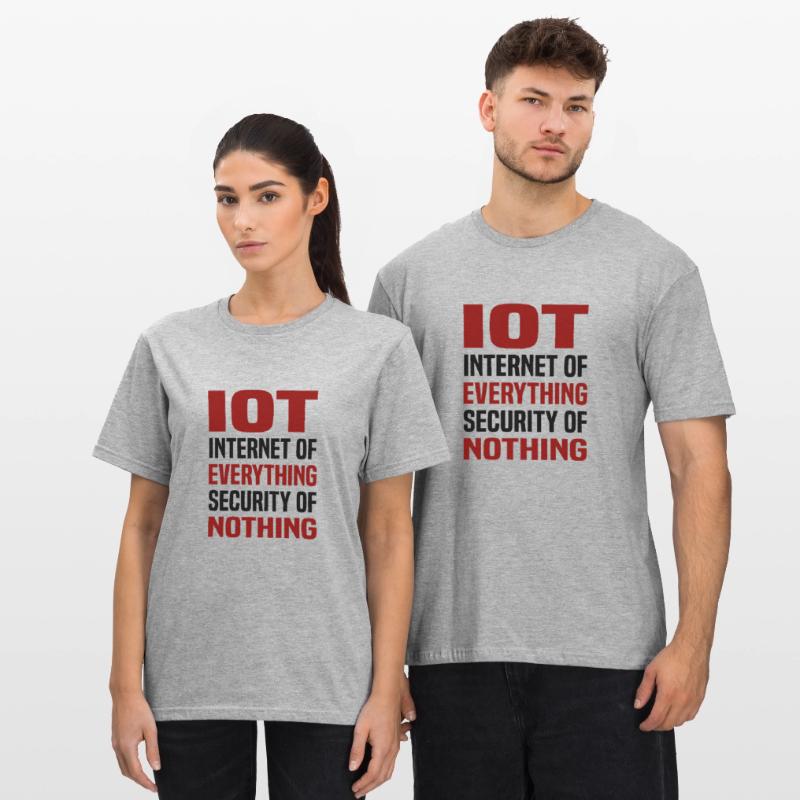 Internet Des Objets IOT Programmeur Admin IT T-shirt polycoton Unisexe