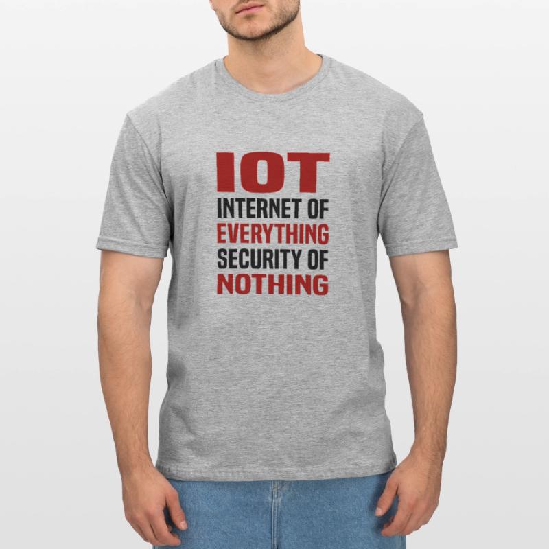 Internet Des Objets IOT Programmeur Admin IT T-shirt polycoton Unisexe