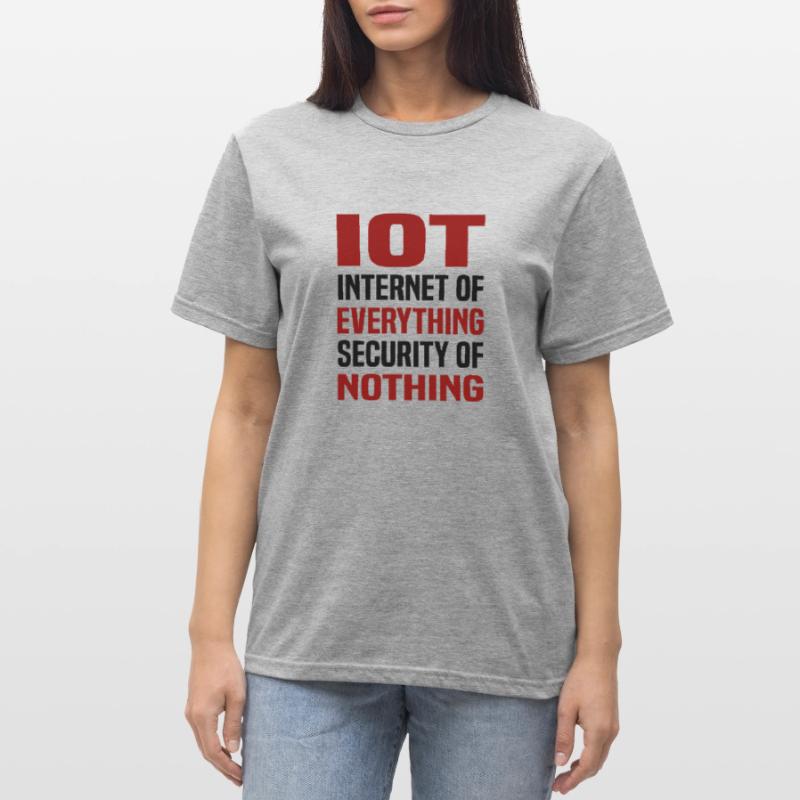 Internet Des Objets IOT Programmeur Admin IT T-shirt polycoton Unisexe
