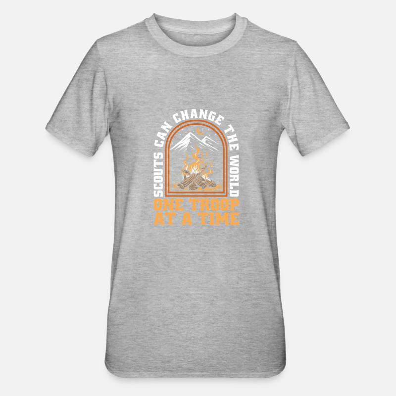 Boy Scout Cool - T-shirt polycoton Unisexe - gris chiné